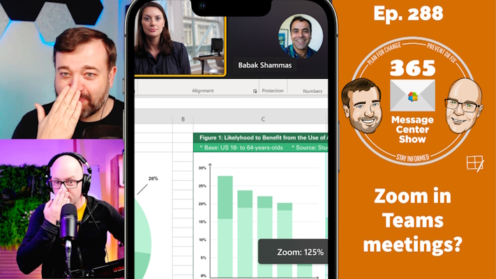 Zoom in Teams meetings | Ep 288