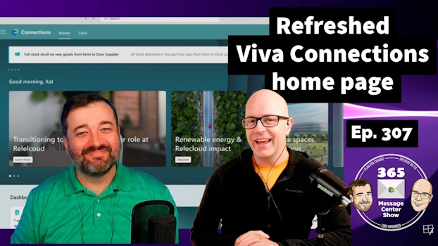 Refreshed Viva Connections home, People Search dashboard card | 307