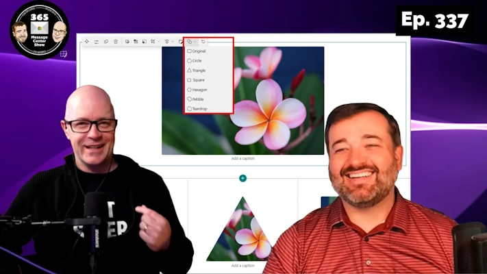 Shaped images in SharePoint. Copilot time-based responses | Ep 337