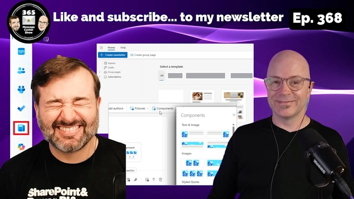 New internal newsletters with New Outlook. Viva Insights included with M365 Copilot | Ep 368