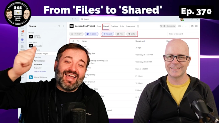 Teams Channel Files become Shared. SharePoint Quick Steps | Ep 370