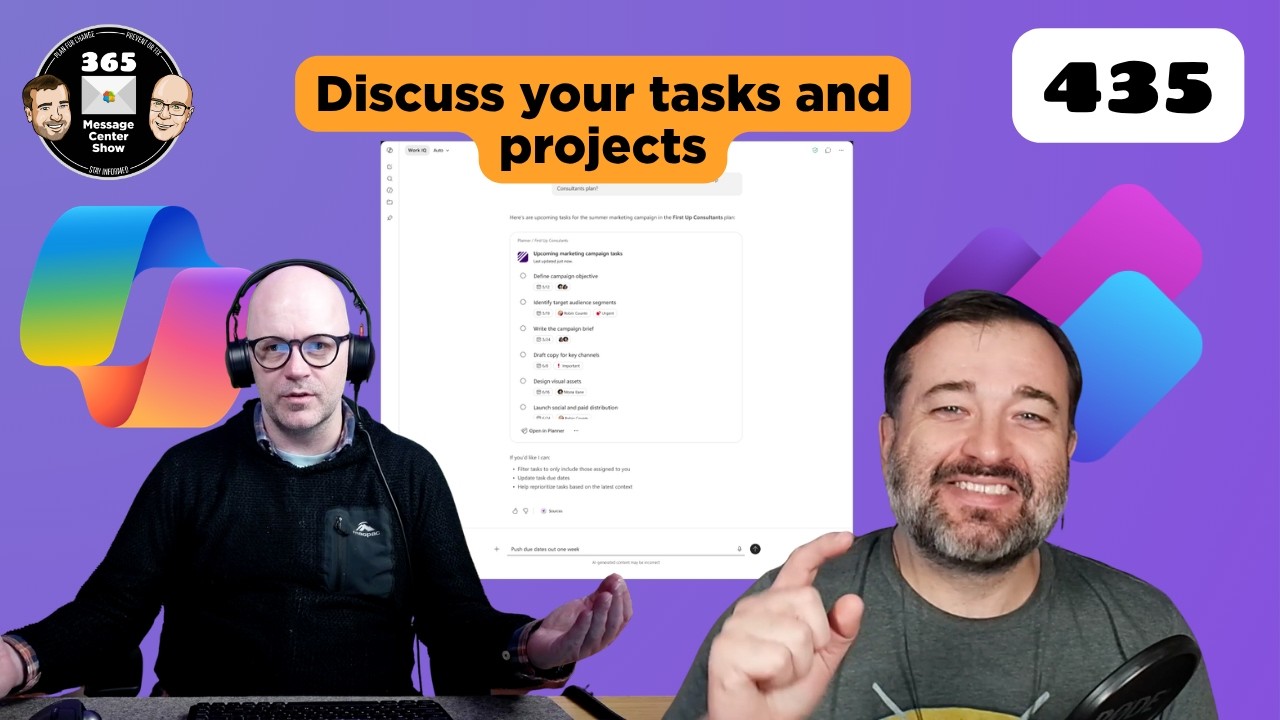 What’s new in the Microsoft 365 Message Center? Ep 435
